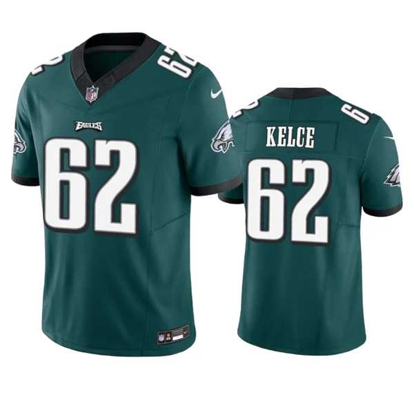 Men & Women & Youth Philadelphia Eagles #62 Jason Kelce Green 2023 F.U.S.E. Vapor Untouchable Limited Stitched Jersey->philadelphia eagles->NFL Jersey